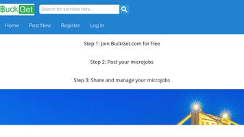 BuckGet - Make money online capture d'écran 1