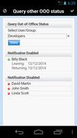 Out of Office (Lotus Notes) ภาพหน้าจอ 3