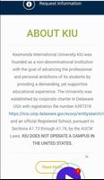 Kesmonds International University KIU America capture d'écran 3