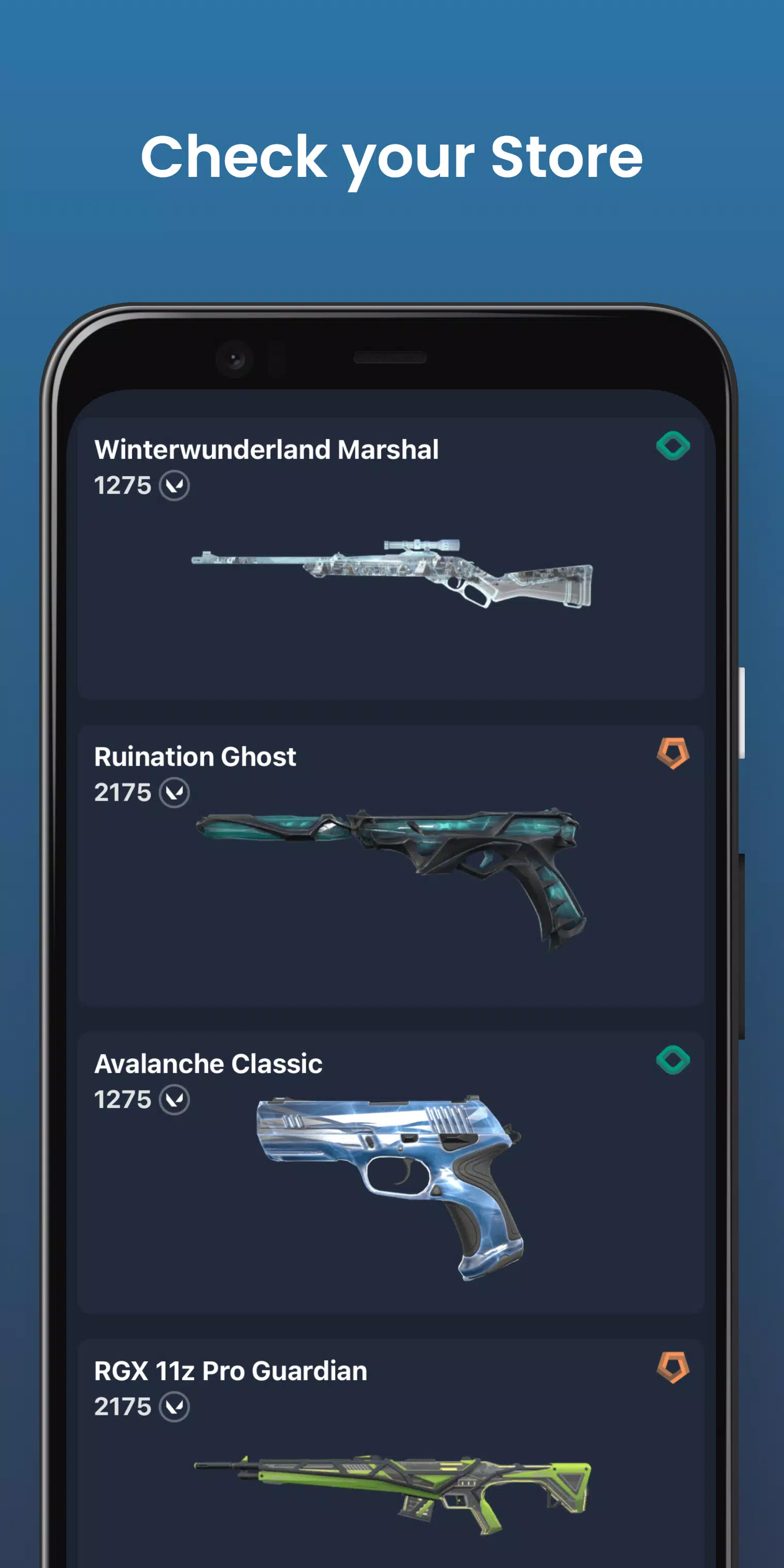Valorant store tracker