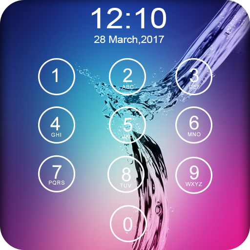 Galaxy password Lock Screen