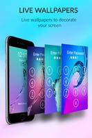 Galaxy password Lock Screen Affiche