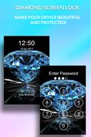Diamond Passcode Lock Screen Affiche