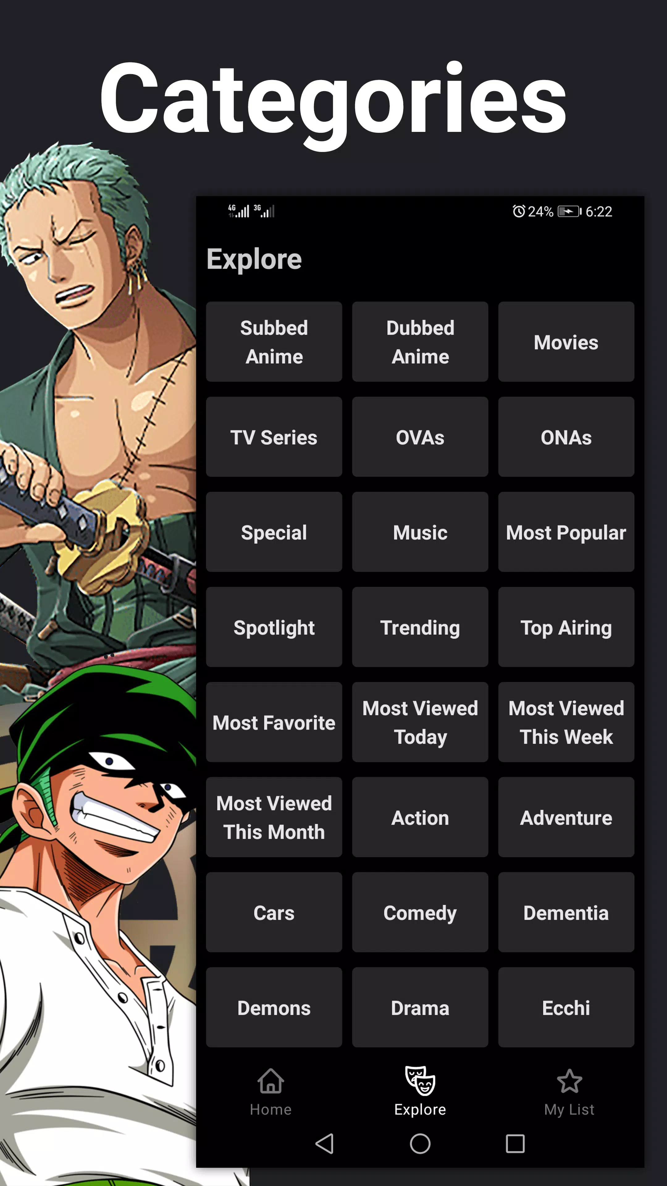 Zoro Anime APK for Android Download