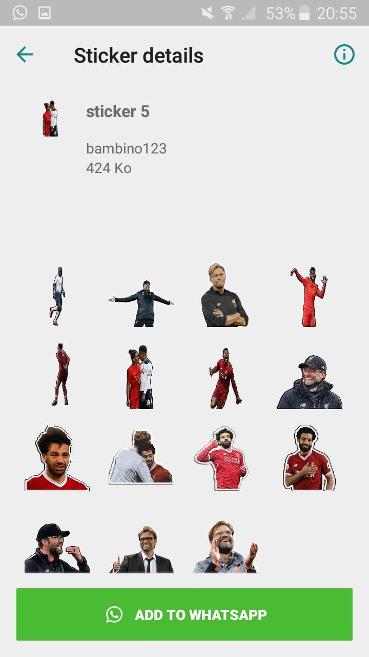 Tottenham Vs Liverpool Stickers For Whatsapp For Android Apk