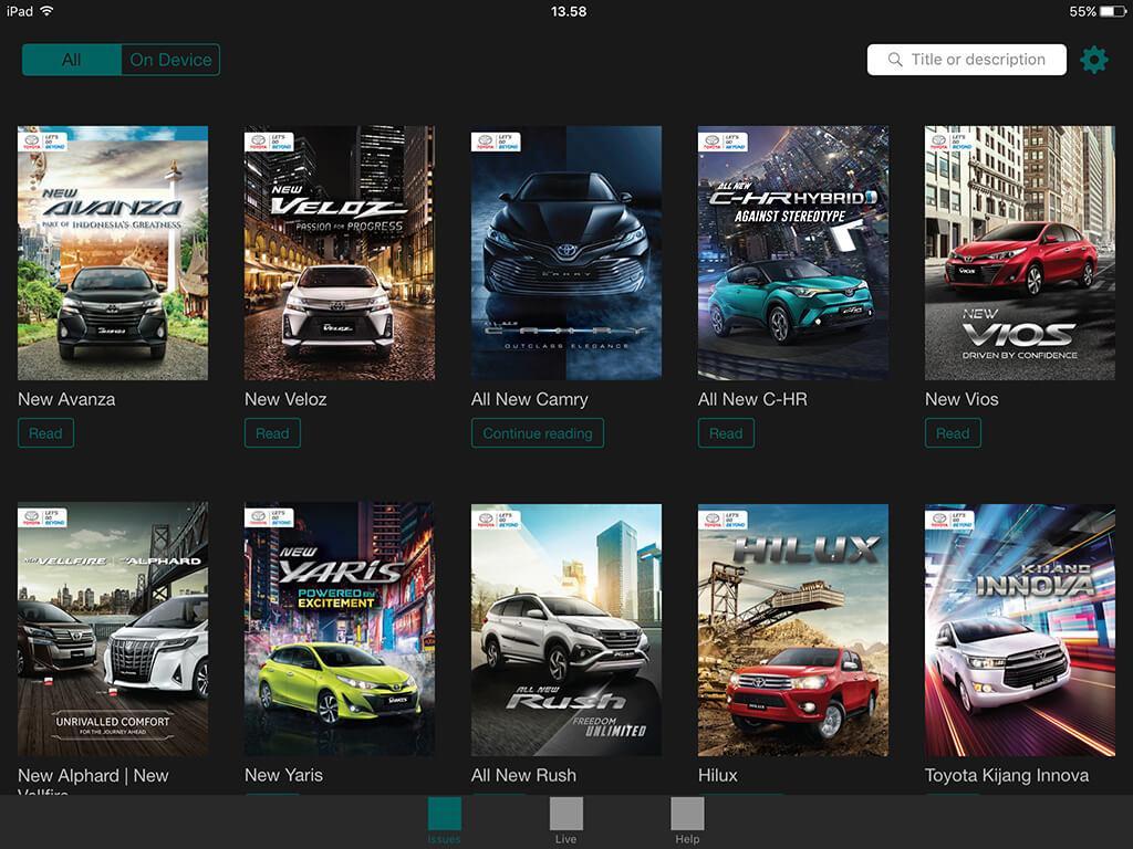 TOYOTA E-CATALOG APK للاندرويد تنزيل