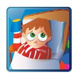 O menino tinha medo do escuro