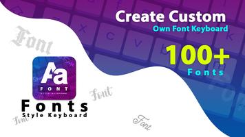 Fonts Keyboard - Stylish Fonts الملصق