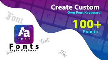 پوستر Fonts Keyboard - Stylish Fonts