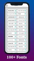 برنامه‌نما Fonts Keyboard - Stylish Fonts عکس از صفحه