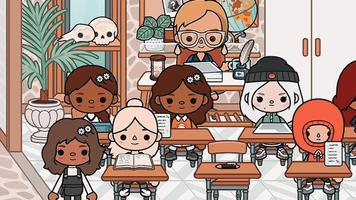 Toca School Routine Ideas الملصق