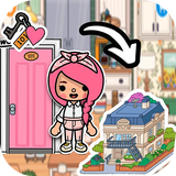 Toca Mystery House Ideas أيقونة