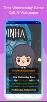 Toca Wednesday Addams Boca HD الملصق