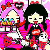 Toca Wednesday Boca Addams أيقونة