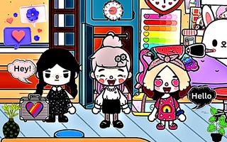 Toca Wednesday Boca Addams الملصق