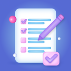 Organizador y lista de tareas icono