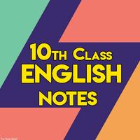 Poster 10th Class English Notes