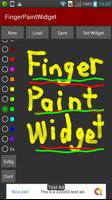 Finger Paint Widget Affiche
