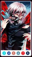 Tokyo Ghoul Paint by Number Cartaz