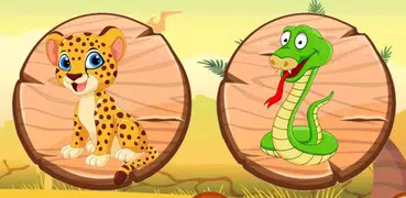 Puzzle animals for kids