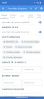 Parcelles Explorer screenshot 2