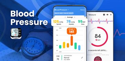 血压应用程序 - 血压监测仪 海报