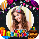 Birthday Photo Frame ícone