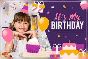 Birthday Photo Frame capture d'écran 1