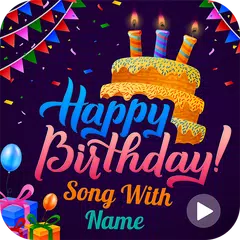 Birthday Song with Name & Birthday Frame Wishes APK Herunterladen
