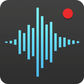 Eenvoudige geluidsrecorder-icoon