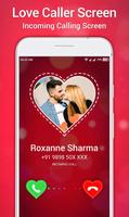Love Caller ID Full Screen – Valentine Caller الملصق