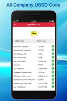All SIM network USSD Codes : Mobile USSD Codes capture d'écran 1