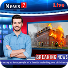 Breaking News Photo Editor icône