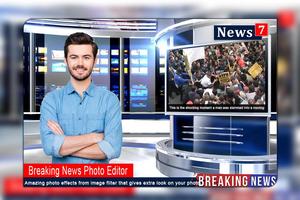 Breaking News Photo Editor Affiche