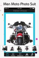 Men Moto Photo Suit постер