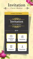 Invitation Card Maker Poster