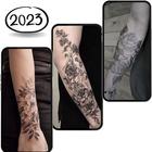 Blumen -Tattoo Designs Zeichen