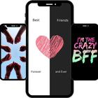 (bff) 친구 영원한 벽지 아이콘