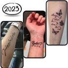 Lettering Tattoo, Font Tattoo ícone