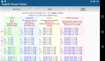 English Tenses Trainer capture d'écran 2