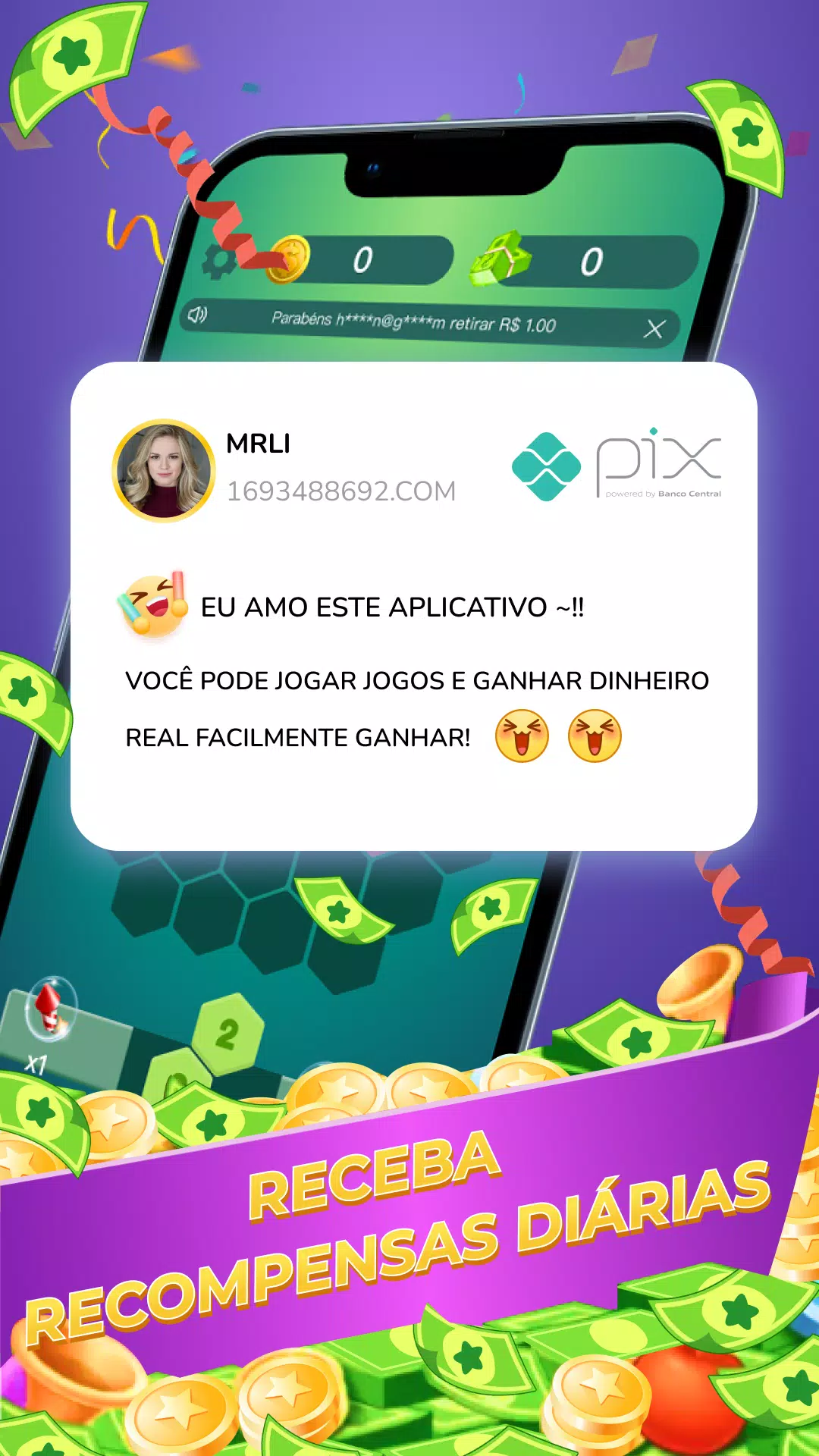 Download do APK de Ganhe jogos de dinheiro para Android