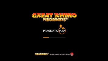Demo Slot Great Rhino Megaways الملصق