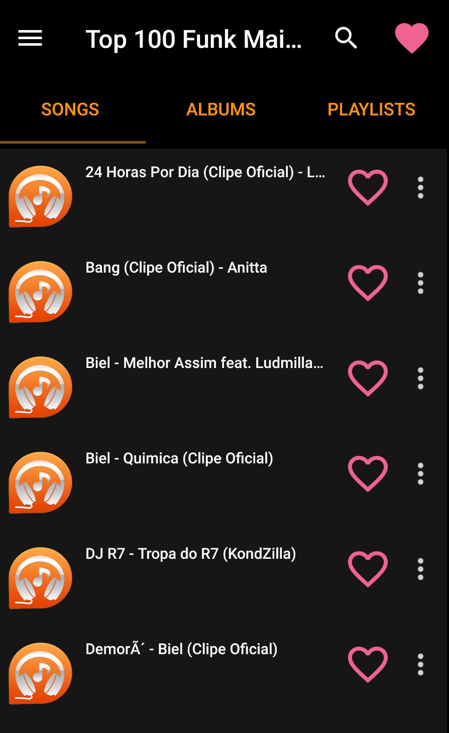 Top 100 Funk Mais Tocados APK voor Android Download