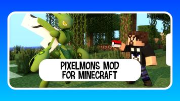 Mod Pixelmon for minecraft الملصق