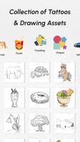 Learn To Draw & Trace Tattoo ảnh chụp màn hình 3