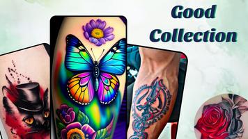 Stylish 3D Tattoo HD Wallpaper poster