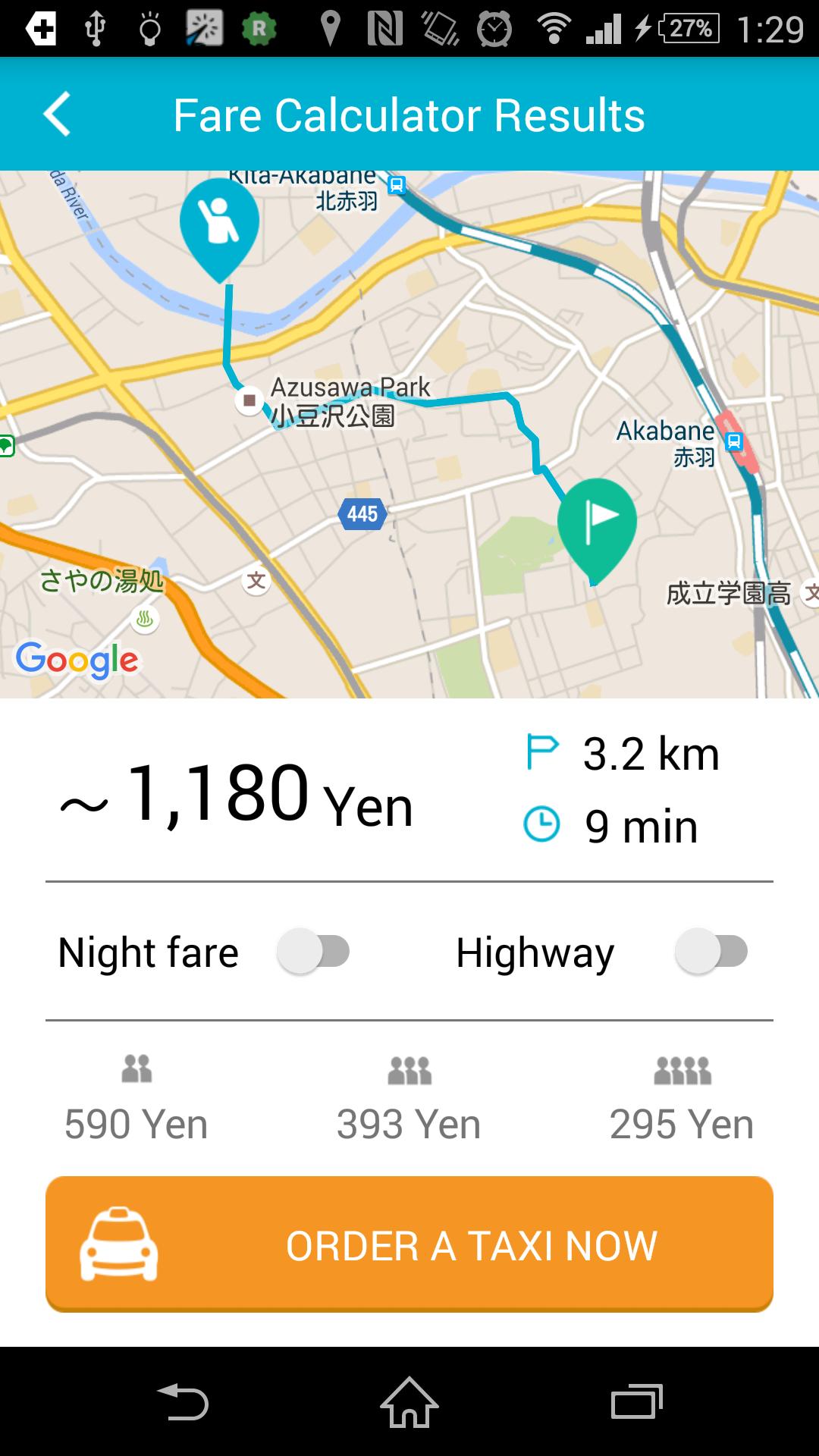 Taxi Fare Calculator APK for Android Download