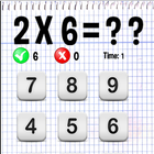 jeu de multiplication icône