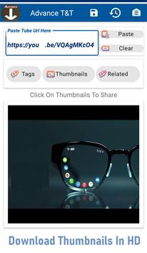 Thumbnails & Tags Downloader App Advance Version screenshot 1