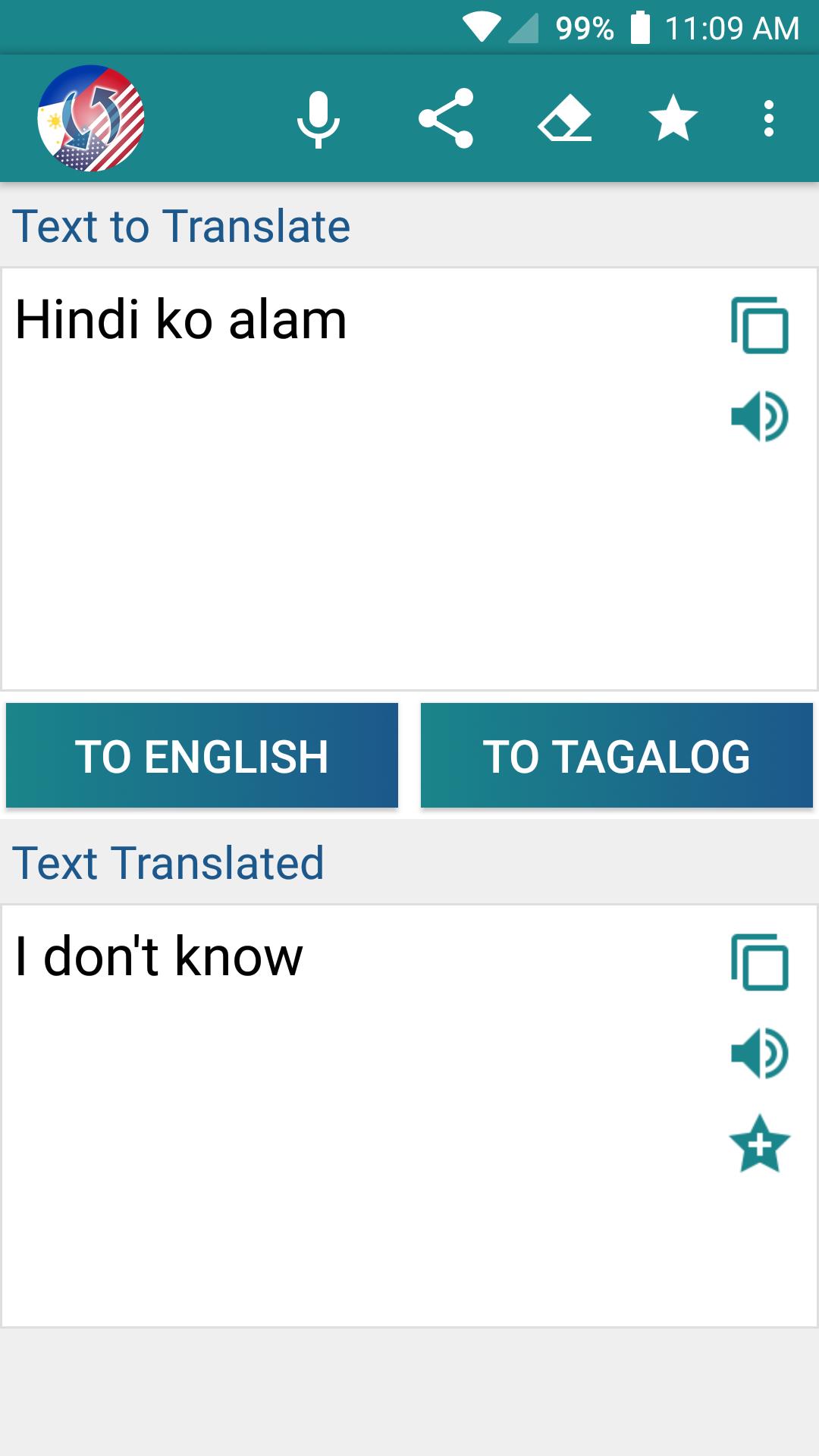 Tagalog English Translator - Learn and Translate APK for Android Download